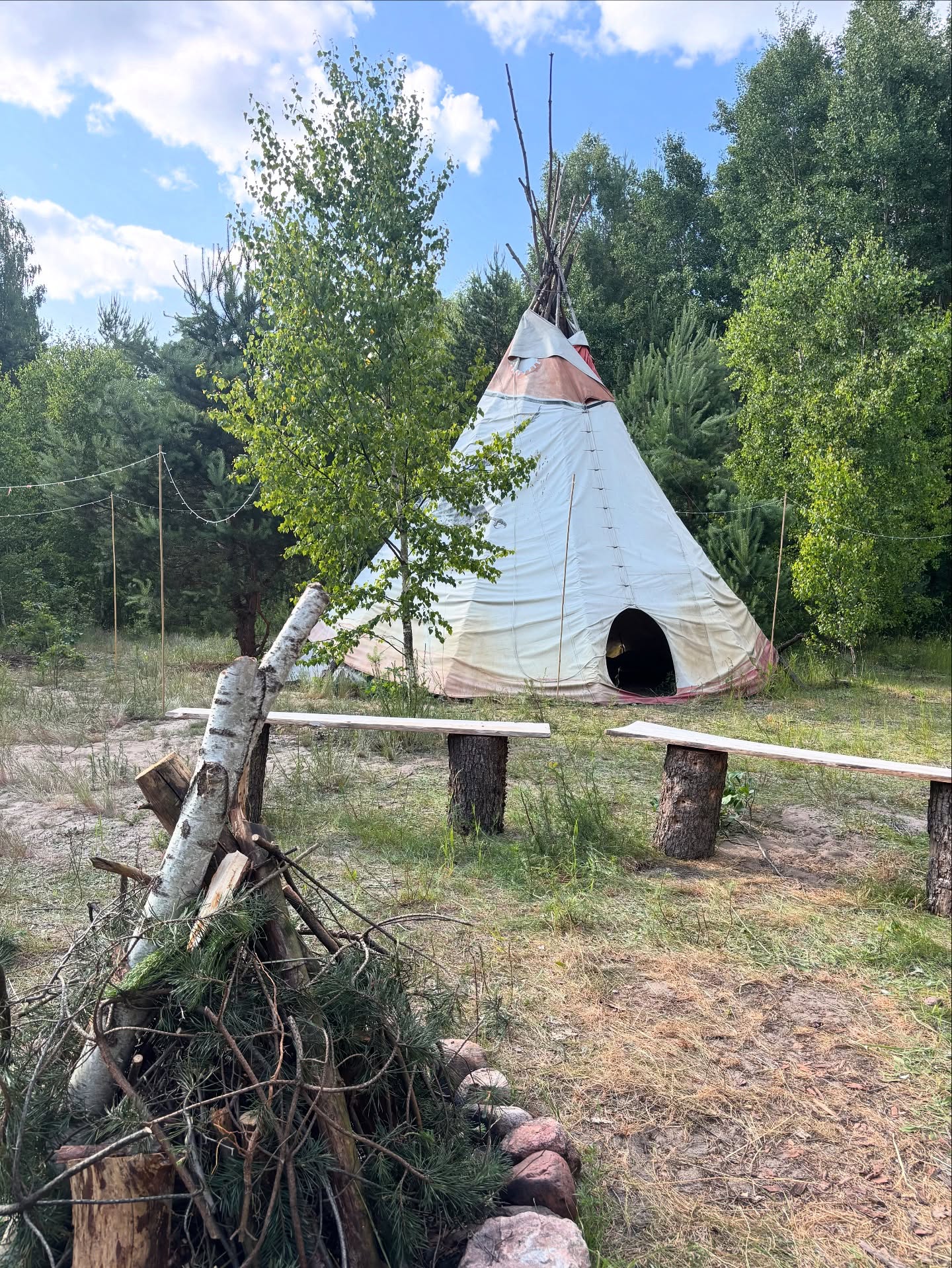 Tipi na polanie